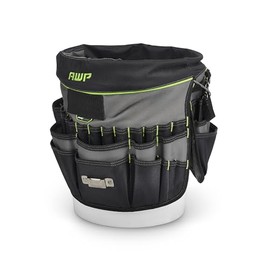 AWP AWP 51-Pocket Bucket Tool Organizer for Easy Tool Access, Fits Most 5-Gallon Buckets, Water-Resistant Construction