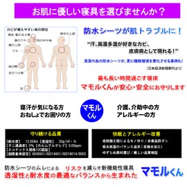 Waterproof and smooth to the sides, waterproof fitted sheet, α series (single, 39.4 x 78.7 inches (100 x 200 cm), Protects your futon from dirt and mites! Moisture wicking, Quality tested by domestic