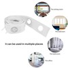 5M Eyelet Tape for Curtains 40 Rings Accessories for Sewing