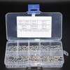 MEZOKUCEL Nuts, 230pcs M2 304 Stainless Steel Cup Head Hex