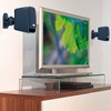 auvisio Speaker Holder: Compact Mount for Satellite Speakers Pack of
