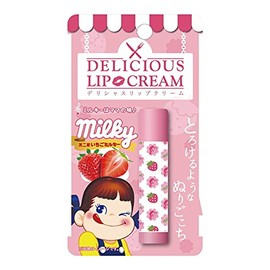 DELICIOUS LIP CREAM Delicious Slip Cream, Strawberry Milky Scent, 0.2 oz (5 g)