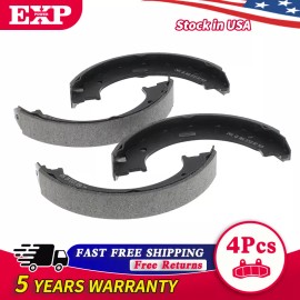 EXPPOWER Pair Rear Ceramic Brake Shoes for Nissan Armada Titan Pathfinder Infiniti QX56
