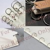 Xiaoyztan 50 Pcs Loose Leaf Opening Ring Buckles Note Book