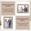 Photo Picture Frames 7 x 5, Silver, Pack of 3,