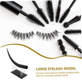 FOMIYES 1 Set False Lashes Model Salon Simulation Large Eyelash Prop for Training