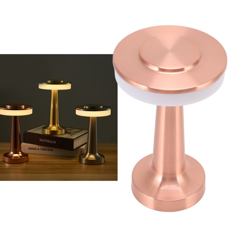 Portable LED Table Lamp Retro Touch Control 3 Levels Color