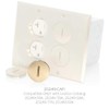 Leviton 25249-CAP Replacement Screw Cap with O-Ring for Duplex Floor