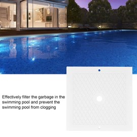 Pool Skimmer Cover High Reliability Effective Filtration Square Skimmer Cover for Pool Spa