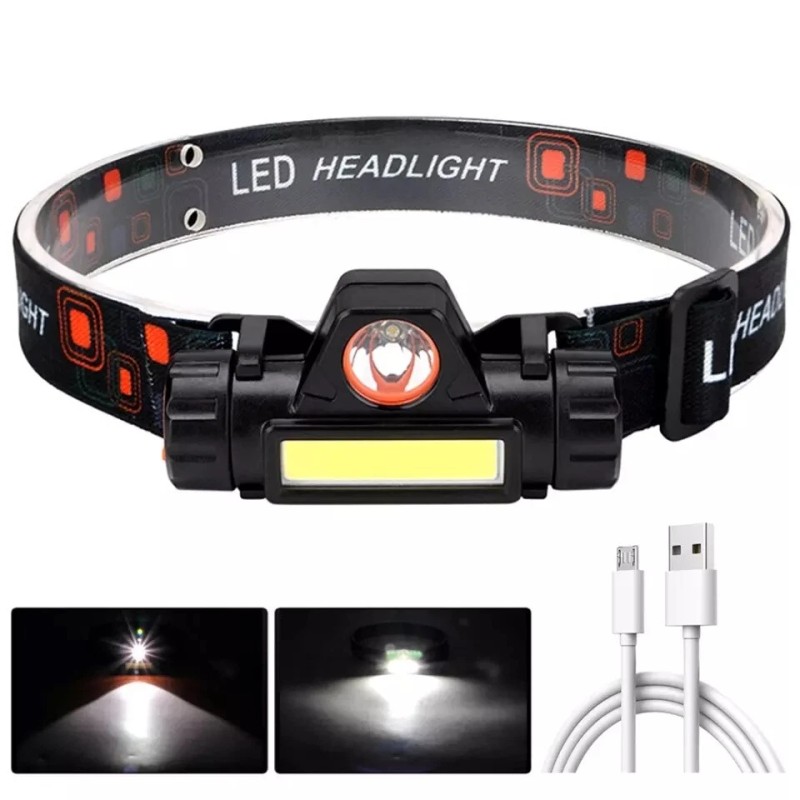 MagicTek USB Rechargeable Waterproof LED Headlamp Headlight Head Light Flashlight