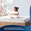 Lileno HomE Mattress Protector with Zip, Washable Microfibre Mattress Protector