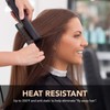 1 Pc Black Rat Tail Hair Comb Carbon Heat Resistant