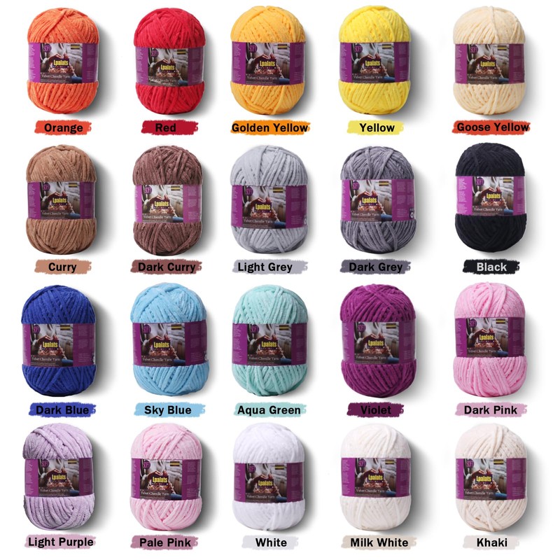 Lpalats Baby Blanket Yarn for Crocheting - 1 Pack of