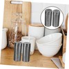 IWOWHERO 2Pcs Stainless Steel Kitchen Spice Portable Condiment Dispenser for