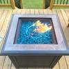 Skyflame 10-Pound Polygon Fire Glass for Fire Pit Fireplace Landscaping,1/2-inch,