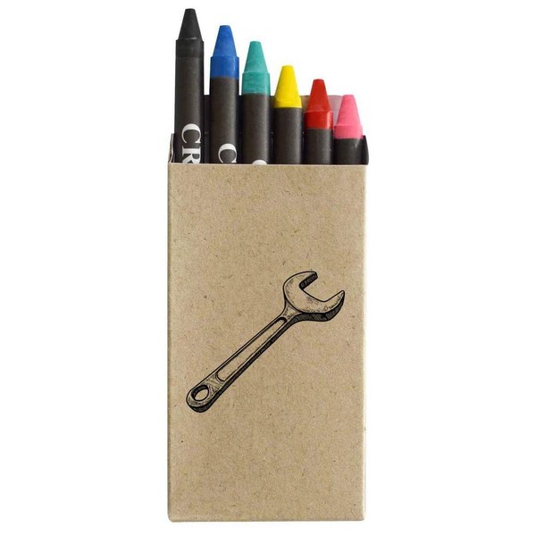 Azeeda 'Single Spanner' Coloured Crayon Set (CY00033919)
