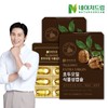 Nature Dream Extra Virgin Walnut Oil Vegetable Capsules 1000mg 30 Capsules 2 Boxes Organic Cold Pressed Walnut Oil / 네이처드림 엑스트라버진 호두오일 식물성캡슐 1000mg 30캡슐 2박스유기농 냉압착 호두오일
