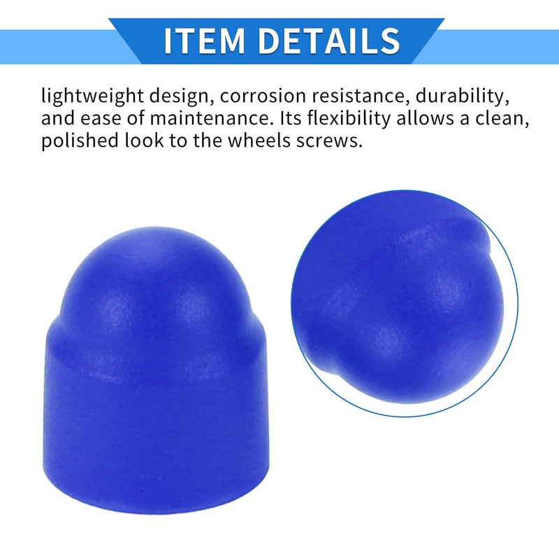 VekAuto 20pcs Wheel Lug Nut Bolt 8mm Rims Tire Nut