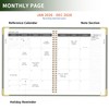Monthly Planner 2026-2028, Dark Green