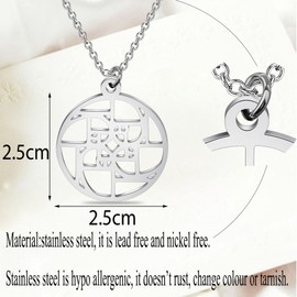 bobauna Fibonacci Spiral In A Circle Necklace Golden Ratio Science Jewelry Geometry Math Gift (math necklace)