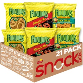 Funyuns Onion Flavored Rings, 3 Flavor Variety Pack, 0.75 Ounce (Pack of 21)