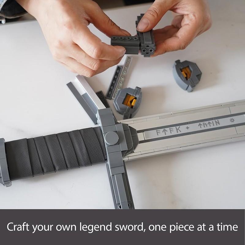 STADREWVY Long Sword Building Block Set - Medieval Fantasy Knight's