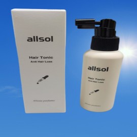 Allsol Hair Tonic German Brewer's Yeast Human Umbilical Cord Blood Culture 100ml 1 Bottle Hair Loss Relief Functional Cosmetics Hair Essence Hair Nutrition / 올솔 헤어토닉 독일 맥주효모 인체제대혈배양액 100ml 1개 탈모증상완화 기능성화장품 헤어에센스 헤어영양