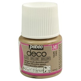 Pebeo 45ml Deco Br, Acrylic, Taupe, 7 x 4.5 x 4.5 cm