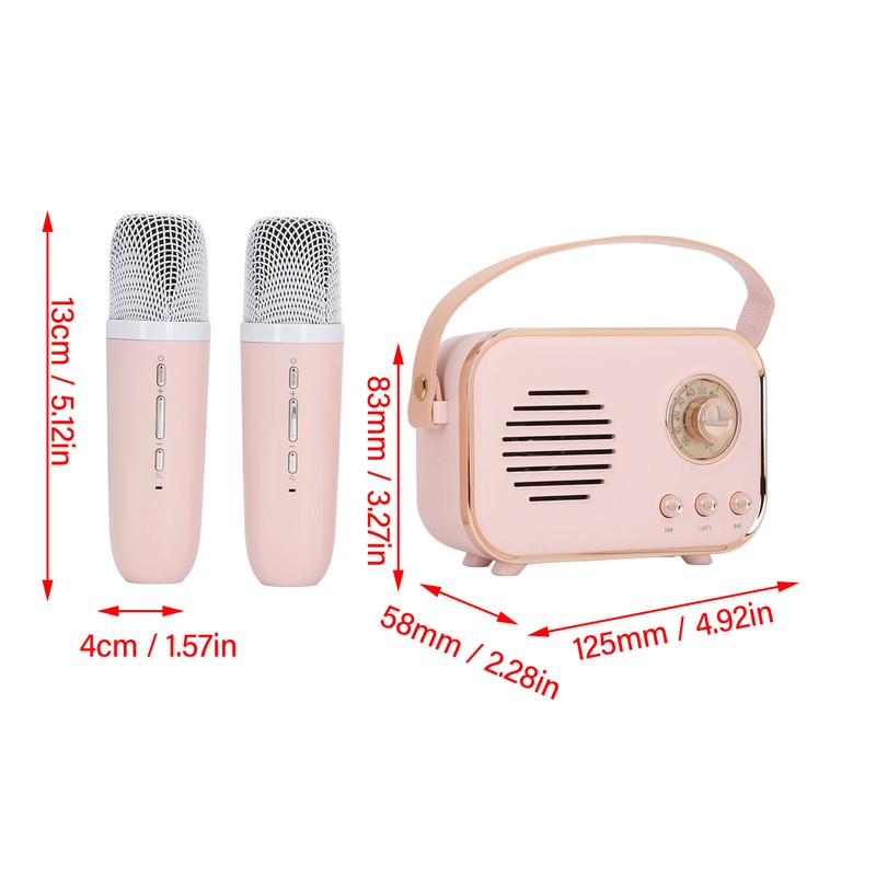 Speaker Karaoke Set Portable Multifunctional High Capacity Battery Small Wireless