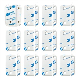 SECOPIN Replacement Adhesive Pads for Ring Alarm Contact Sensors Magnets (2nd Gen), Double Sided Adhesive Tape, 12 Sensor and 12 Magnet Pads