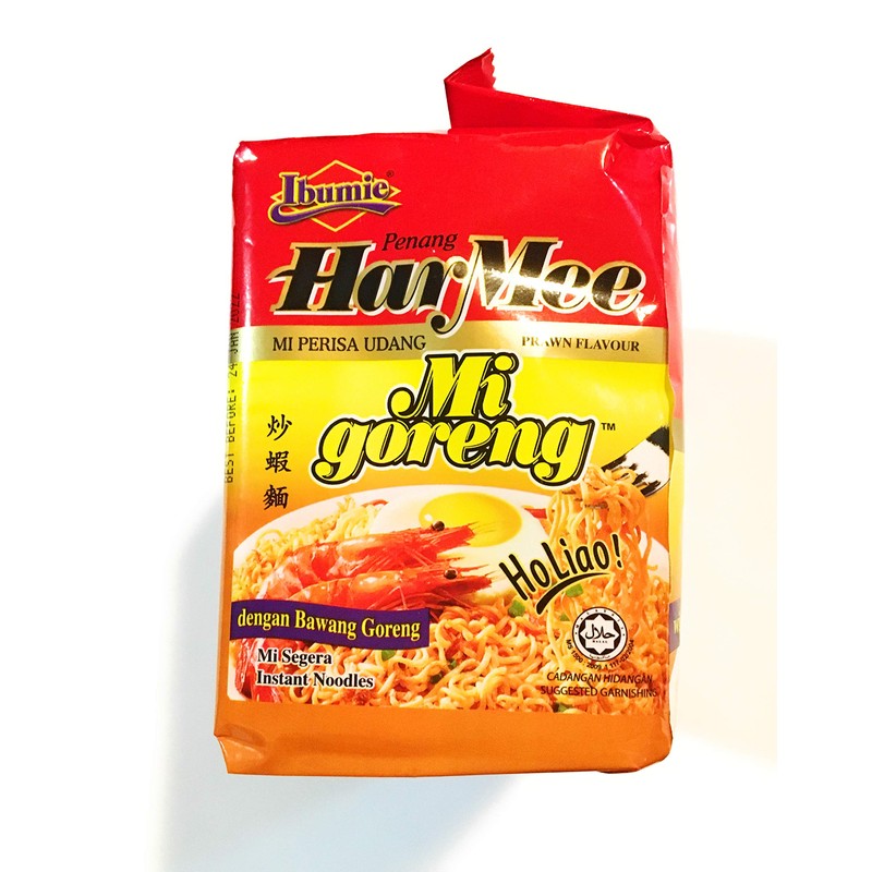 Ibumie Penang Instant Noodles(Prawn Flavor)(5X 2.82 Oz)-2 Pack