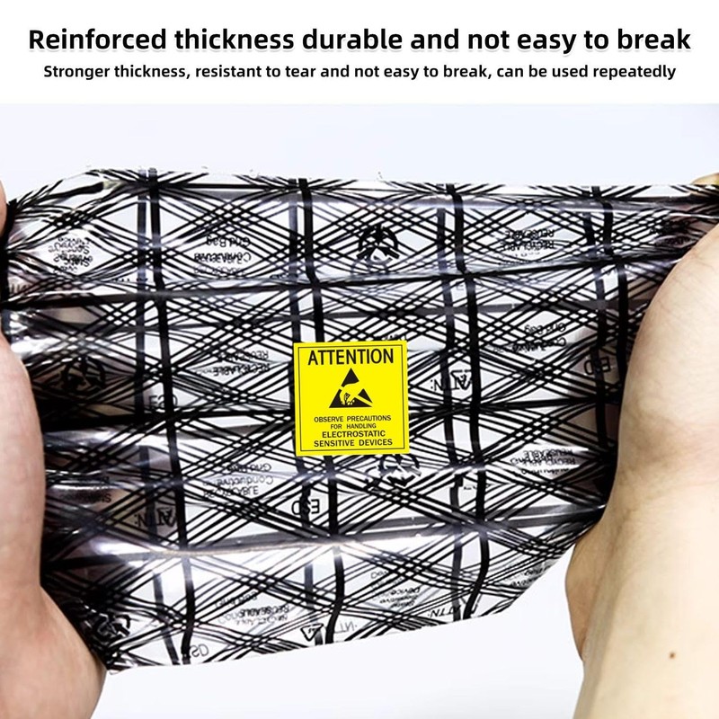 EOWVISN 20 Anti-Static Grid Bags And 20 Anti-Static Label Stickers,