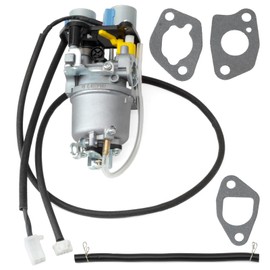 Huayi OEM Carburetor Compatible with Predator 5000 Watts Dual Fuel Inverter Generator 71367 70143 Carb Replacement with Gaskets Fuel Line