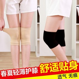 Summer Sports Knee Support for Men and Women - Thin Knitted Breathable Knee Pad Women's White + XL Size 3ea