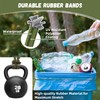 3 Pcs Heavy Duty Trash Can Bands 71 Inch, Durable