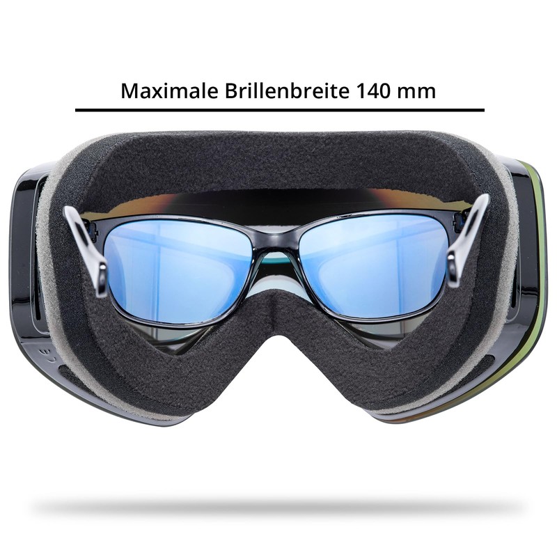 NAKED Optics The STORM Ski Goggles Men, Ski Goggles Women,