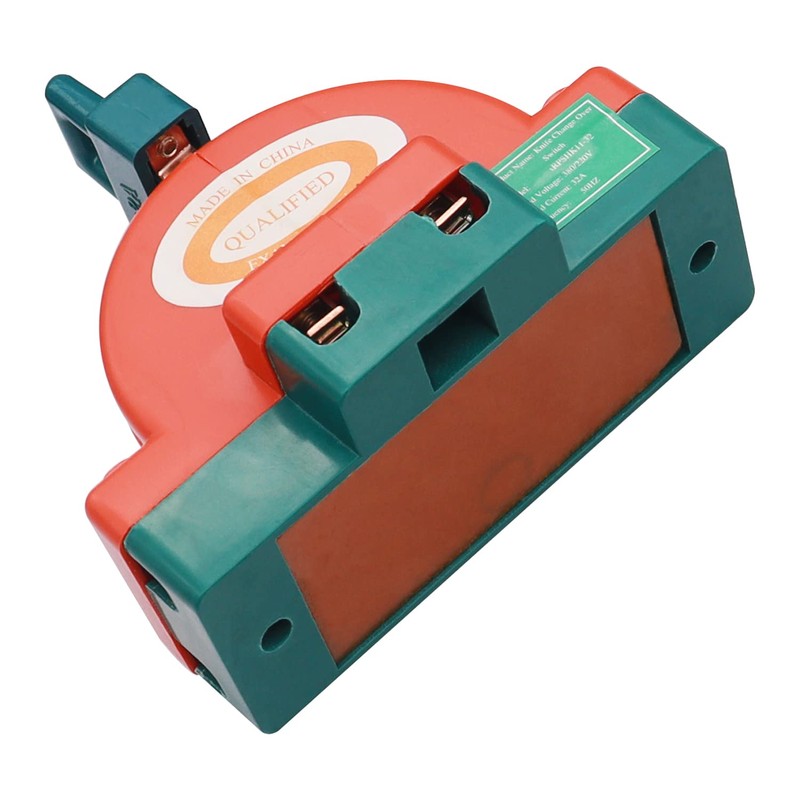 TWTADE Disconnect Knife Switch 63A 220V 2 Pole Double Throw