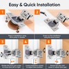 (Decobasics ONLY) Cabinet Restrictor Clips (40 Pack)- 86° Degree Angle