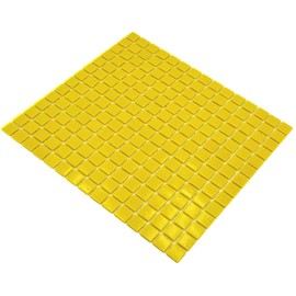 Mosaic Yellow Glass Mosaic Tile Tiles Glass Glossy Square Wall Floor Kitchen Bathroom Shower