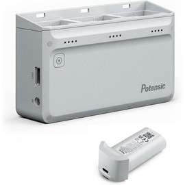 Potensic ATOM SE Parallel Charging Hub, Smart Battery and Super Quick Charge Adapter - Style: ATOM SE Charging Hub (2 x Battery)