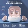 Auriculares In-Ear Gamer Inalmbricos HTC TWS7 Rosa Con Luz Led