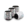 HQRNYP Car Wheel Tire Valve Caps, Valve Stem Cap, Crystal