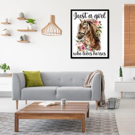 MAXBYE 5D Diamond Painting Kits for Adults Horse, DIY Diamond Painting Set Diamond Art Pictures Cross Embroidery Painting Kits for Home Wall Decor 12x16inch