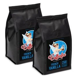 Caffeefee French Vanilla Ground 2 x 250g Flavored Roasted Coffee