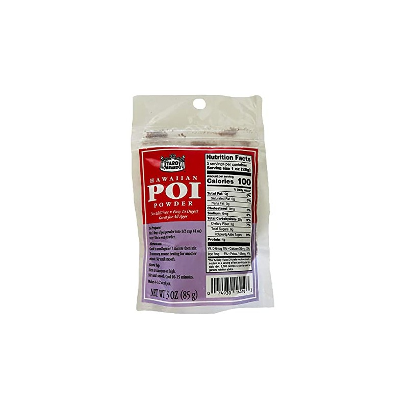 Hawaiian Poi Powder 3oz - Made in Hawaii From Hawaiian