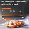 Wireless 2.4G Bluetooth Transparent Mouse 2400 DPI Rechargeable 400mAh RGB