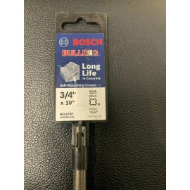 Bosch Lot of 3 Bosch HS1470P Bulldog Concrete Flat Chisels 3/4" x 10" Self-Sharpenin