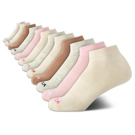 Nautica Womens Quarter Socks - 12 Pack Moisture Control Cushioned Athletic Socks for Women for Sport & Gym Wear (Size: 9-11), Size 4-10, Neutral Assorted