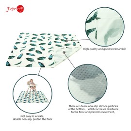 53'' Splat Mat Food Mat for Baby High Chair Floor Mat for High Chair Kid Mats for Floor Food Mat Splash Mat for Kids Washable Baby Floor Mat Splat Mat for High Chair Waterproof Mat Anti-Slip