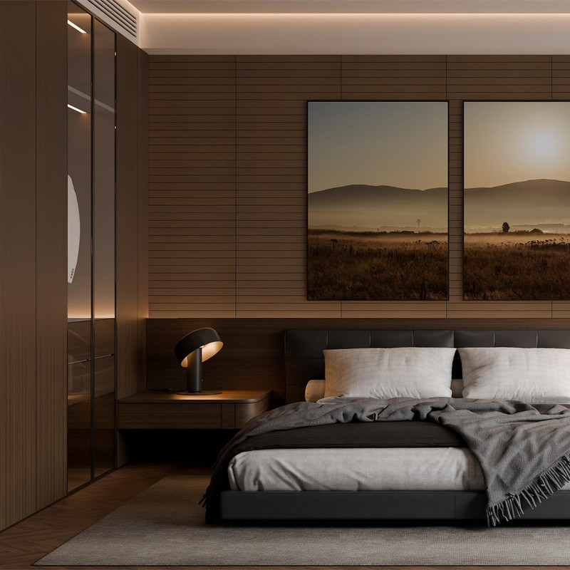 WADILE Peel and Stick Wood Slat Wall Panels 12x24in PVC